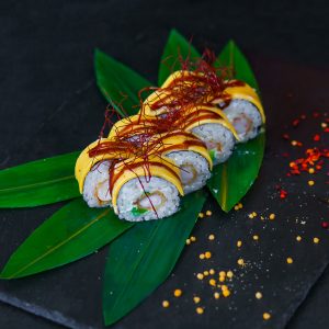 Ролл чеддер и креветка